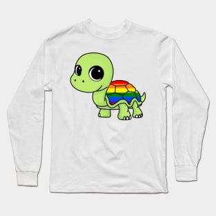 Rainbow Turtle Long Sleeve T-Shirt